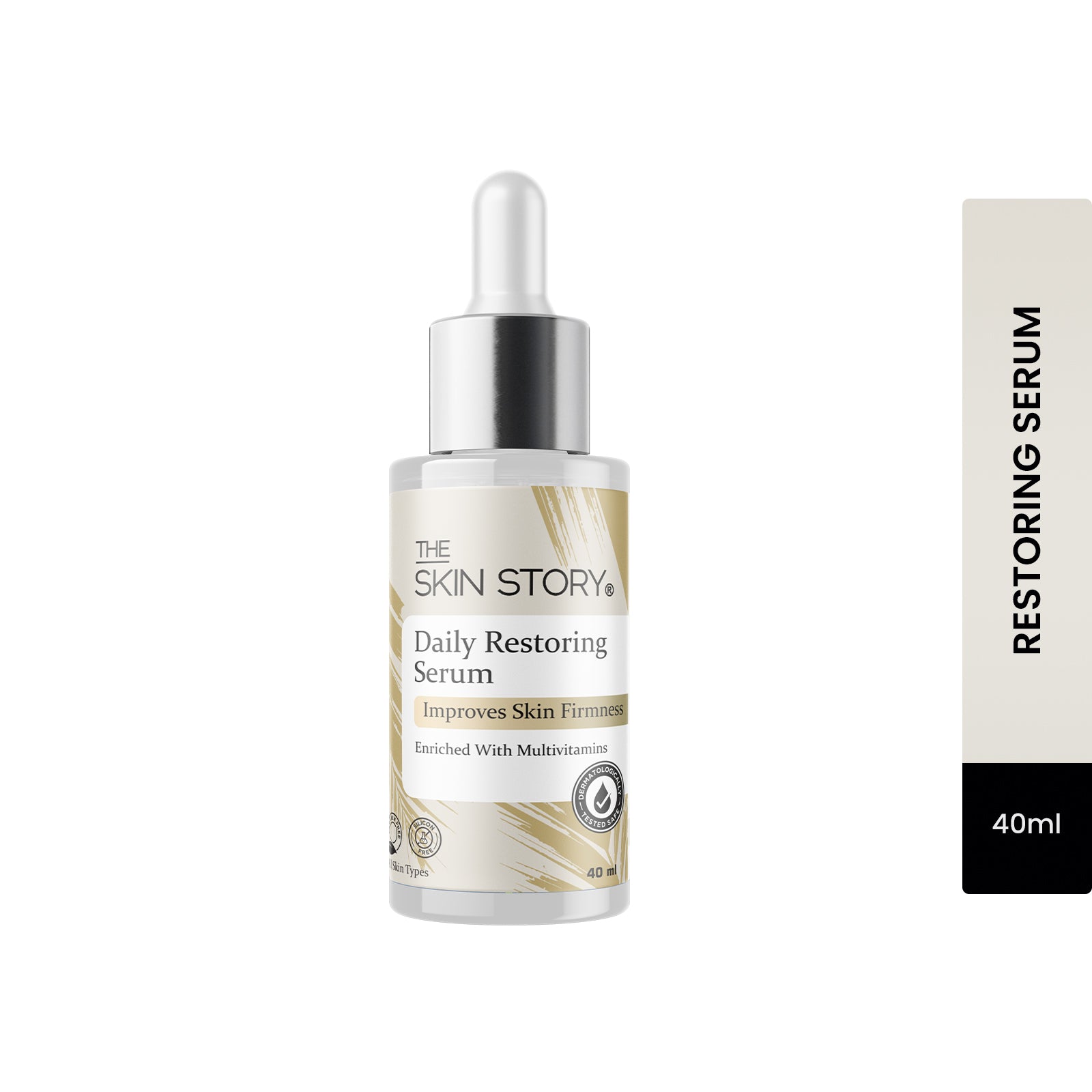 The Skin Story Multivitamin Serum | All Skin Types | Enriched with Niacinamide, Vitamin C, Retinol | For All Skin Types | 40 ml