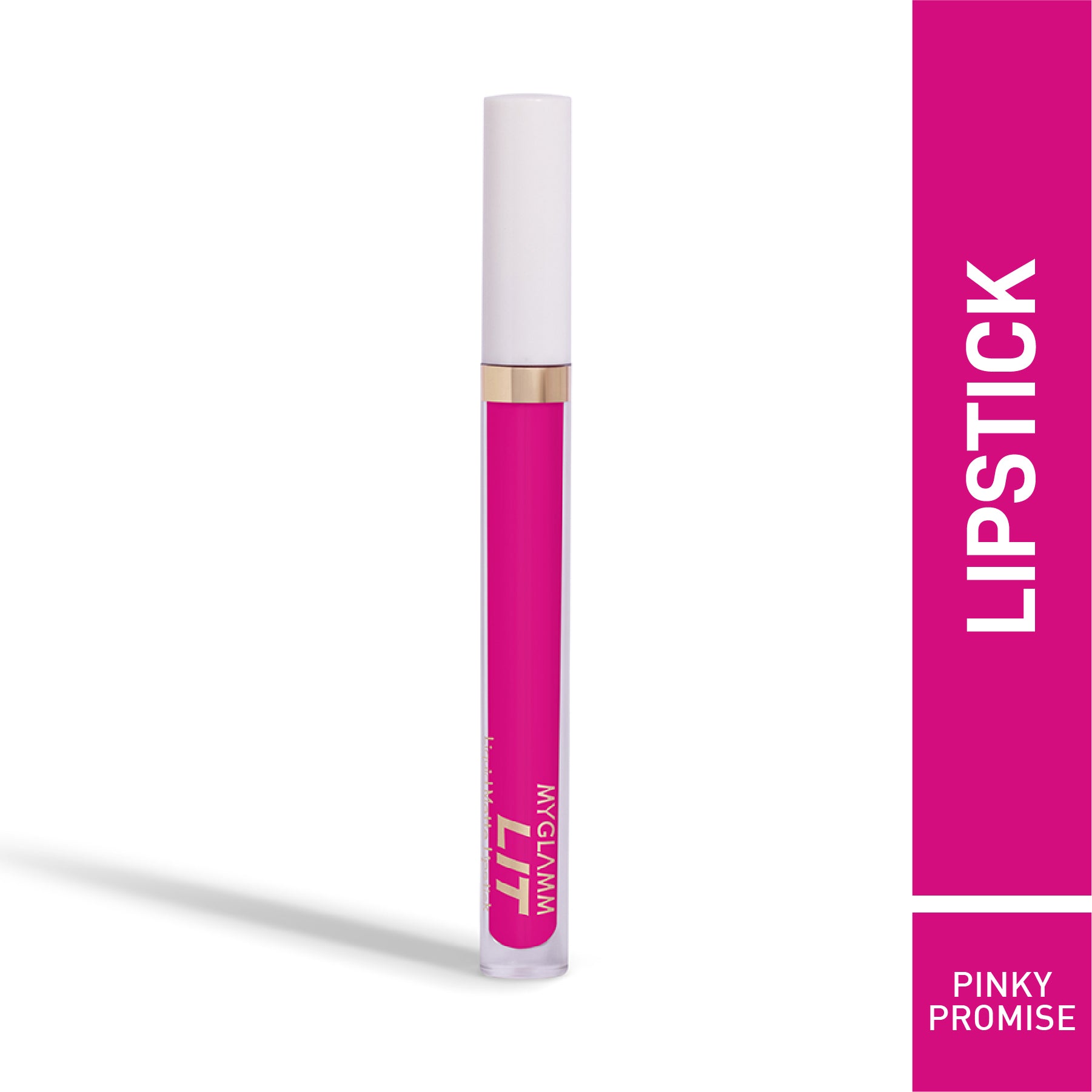 MyGlamm LIT Liquid Matte Lipstick-Pinky promise-3ml