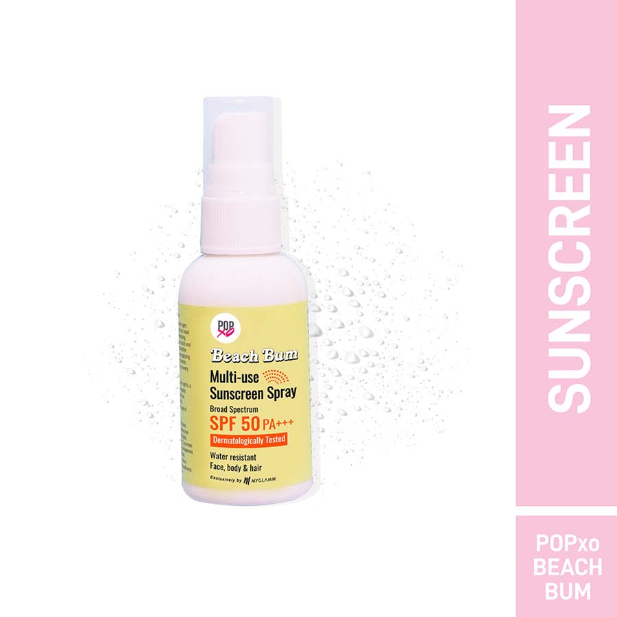 MyGlamm POPxo Beach Bum Ultra-Light Sunscreen Spray SPF 50-NA-50gm
