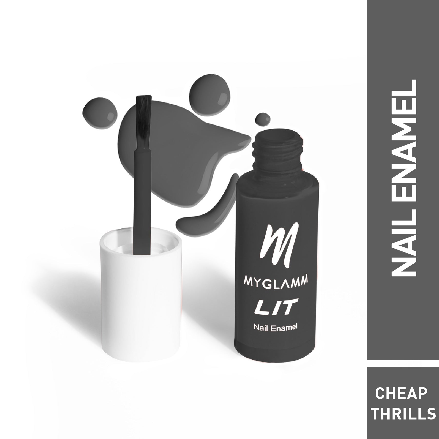 MyGlamm LIT Nail Enamel-Cheap Thrills-7ml