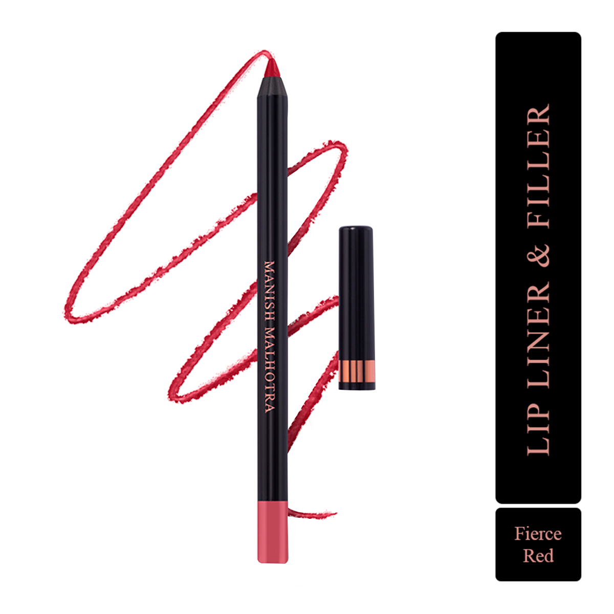 Manish Malhotra Beauty By MyGlamm Lip Liner and Filler -Fierce Red -1.2gm