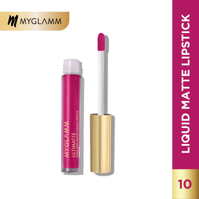 MyGlamm Ultimatte Long Stay Matte Liquid Lipstick-Fuchsia Siren-2.5ml