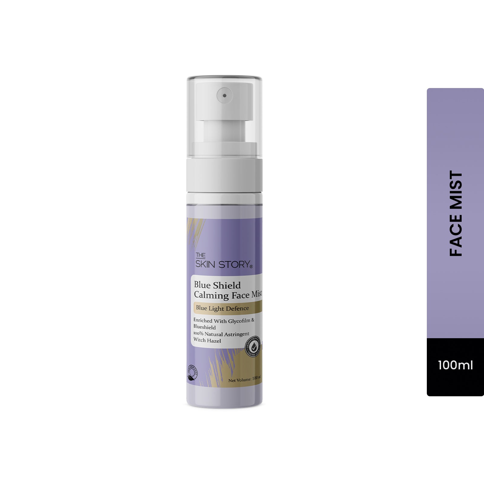 The Skin Story Blue Light Protection Face Mist | UV & Blue Light Defence | Blueshield, Glycofilm & Witch Hazel | Sensitive & All Skin Types | 100ml