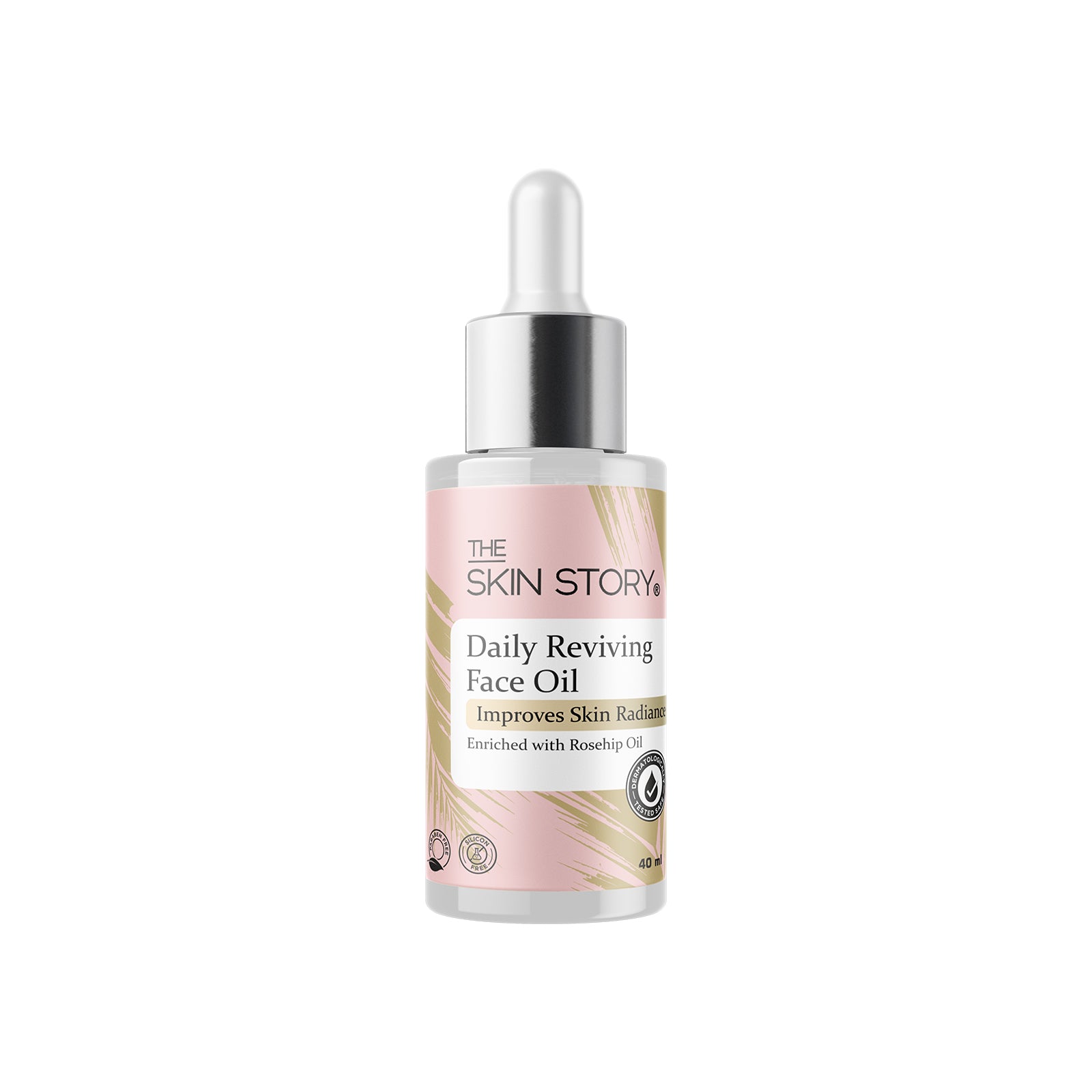 The Skin Story Replenishing Face Oil | Rose Hip & Pumpkin seed oil | Anti ageing face oil for women | Daily Use | Dermatologically Tested | 40ml