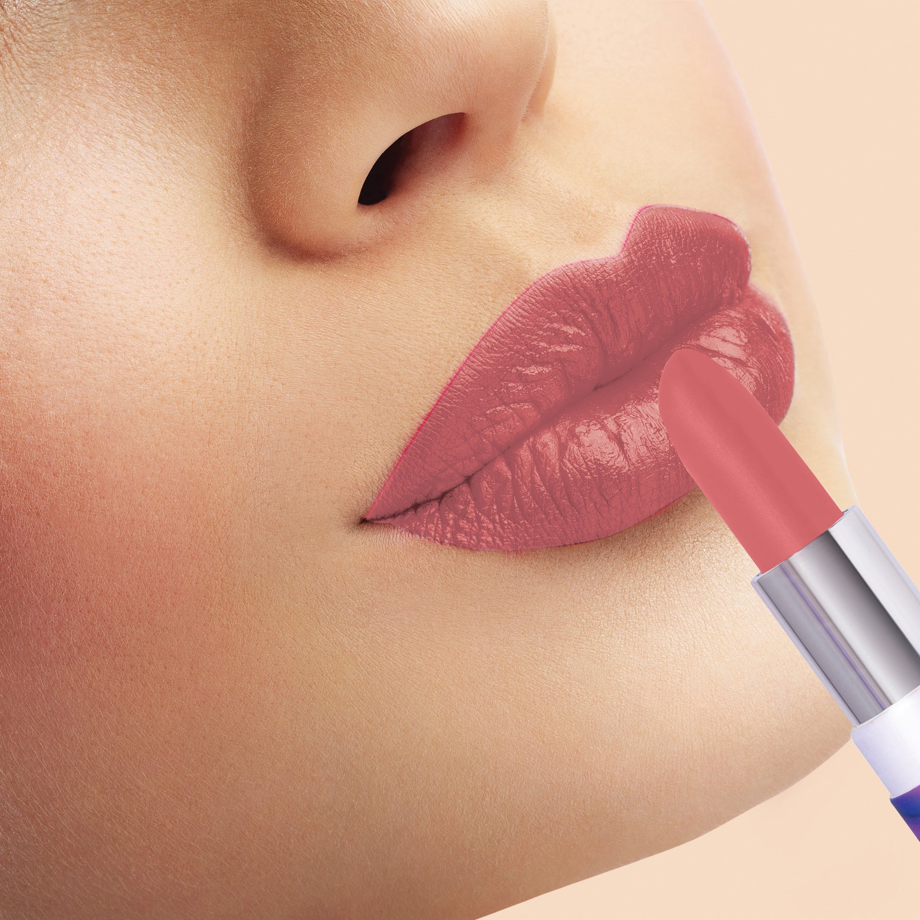 MyGlamm POSE HD Lipstick-Peach Pink-4gm