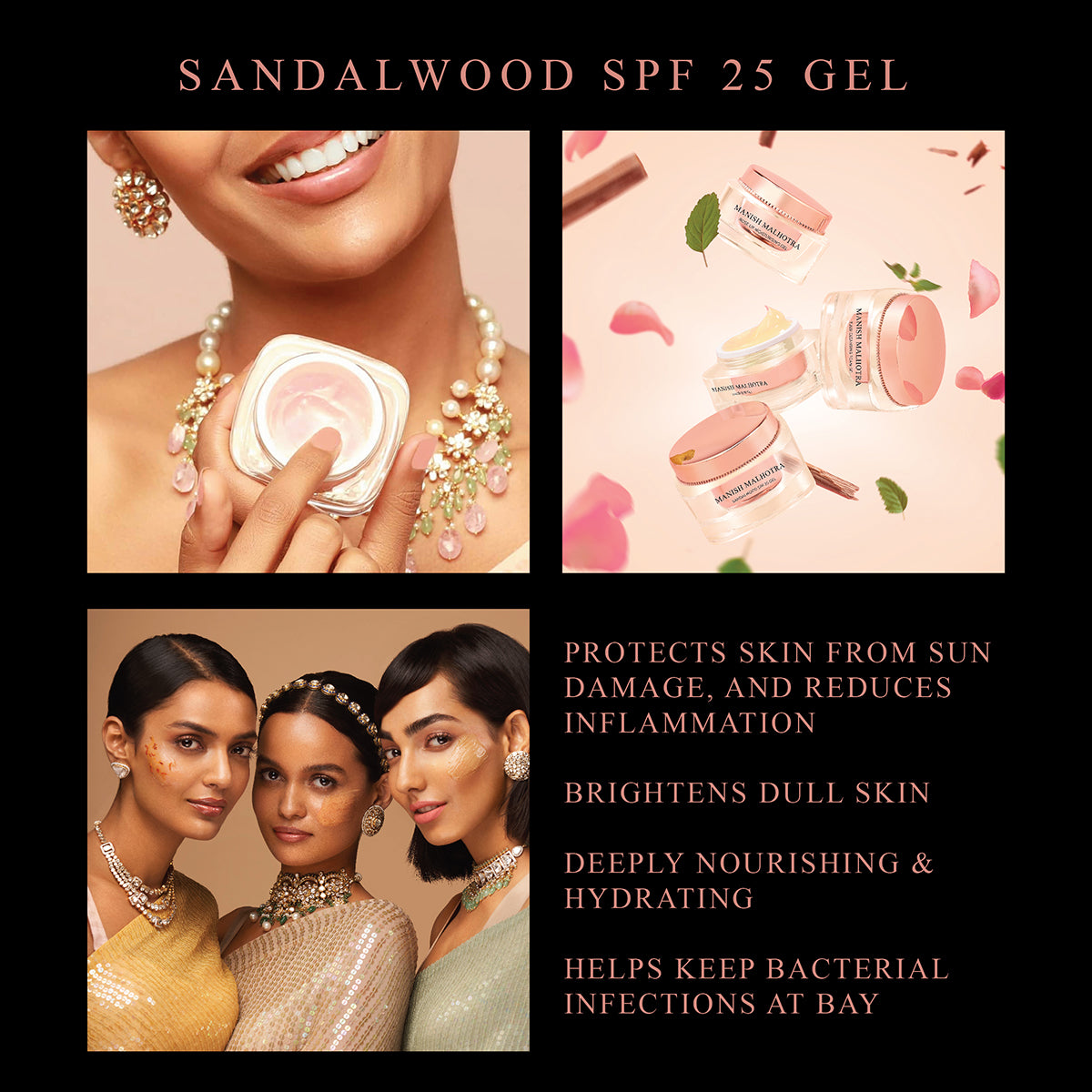 Manish Malhotra Beauty By MyGlamm Sandalwood SPF 25 Gel-50gm