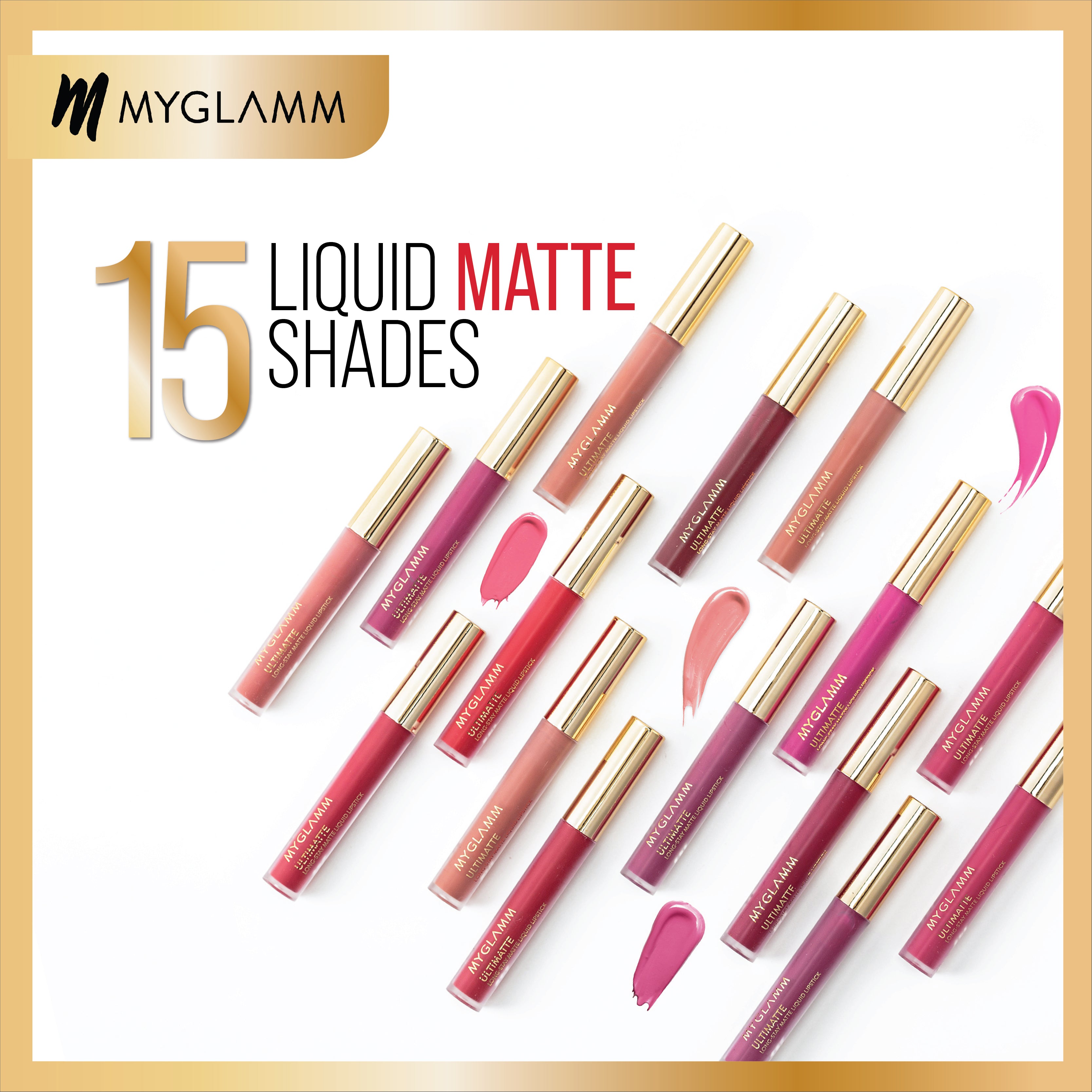 MyGlamm Ultimatte Long Stay Matte Liquid Lipstick-Berry Charmer-2.5ml