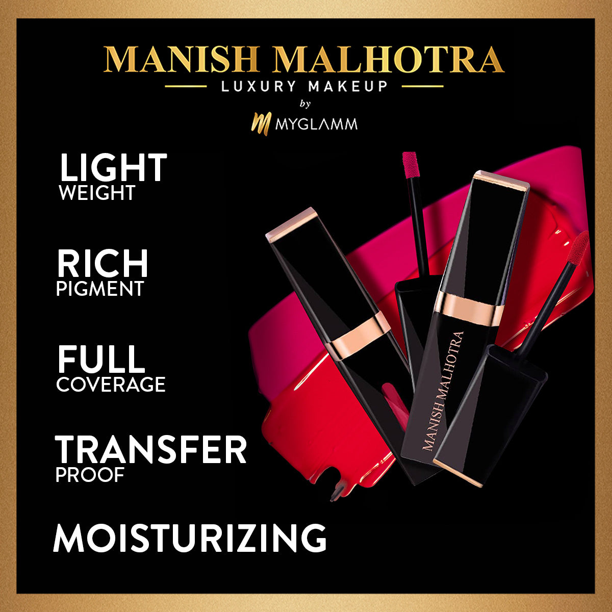 Manish Malhotra Beauty By MyGlamm Liquid Matte Lipstick-Muse-7gm