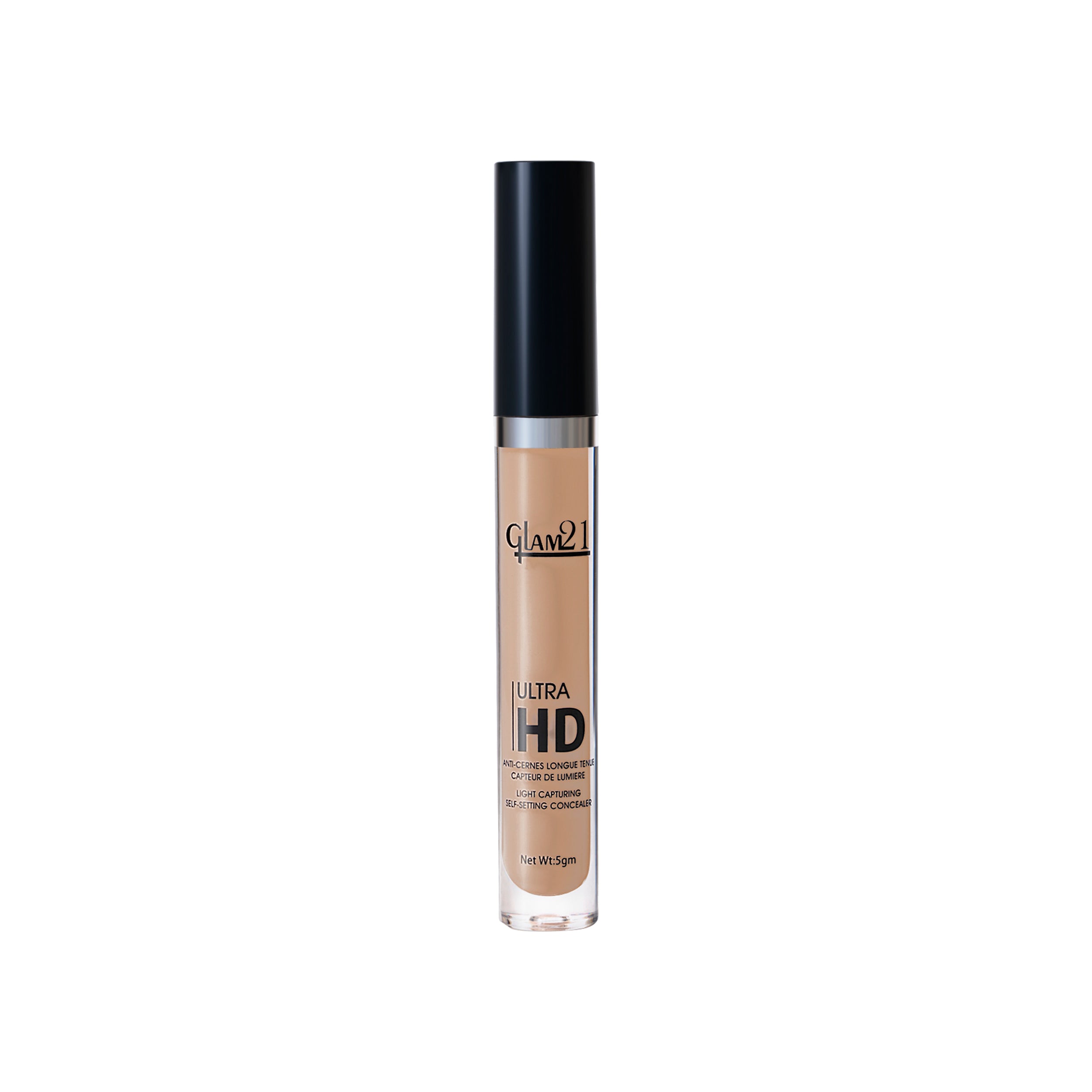 Glam21 Ultra HD Liquid Concealer for HD Finish | Non-sticky & Long Lasting Matte Finish Concealer (Sand, 5 g)