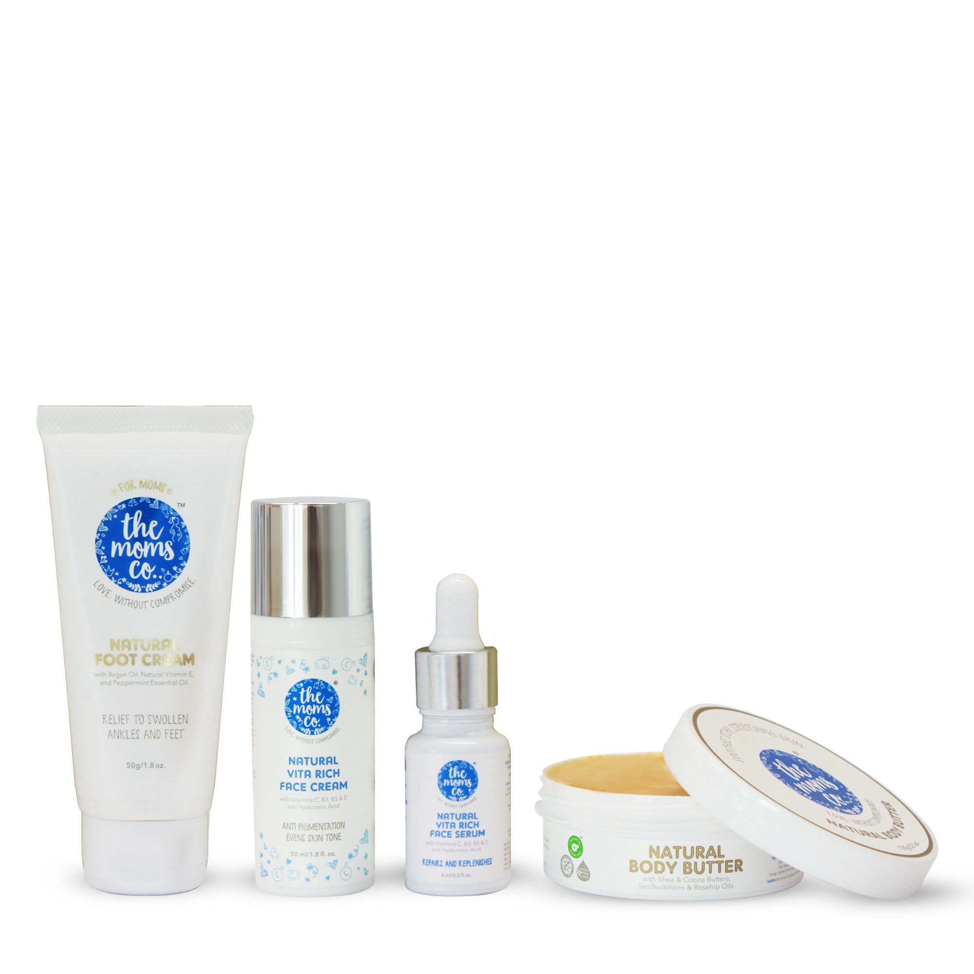 The Moms Co Complete Winter Care Set - For Nourished & Moisturized Skin with Cocoa & Shea Butter and Hyaluronic acid