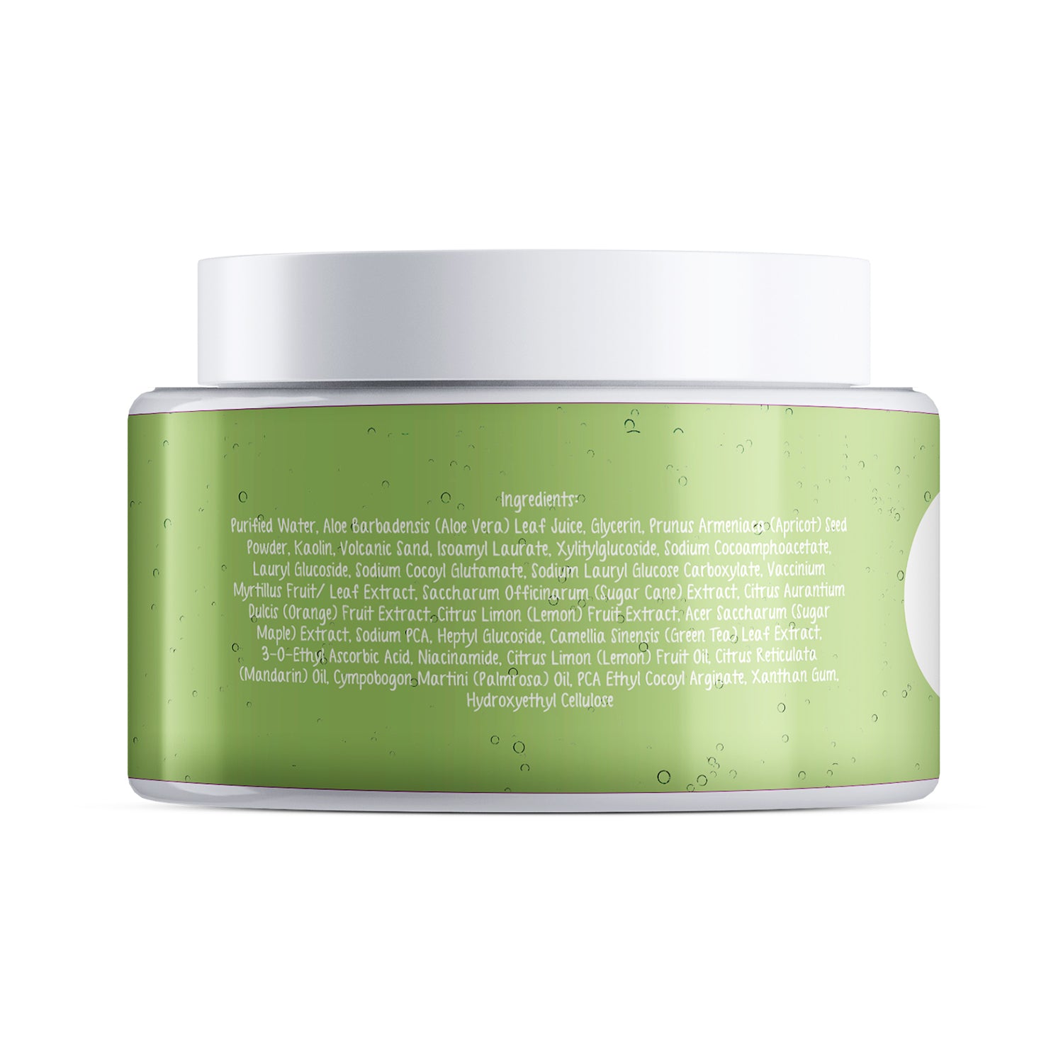 The Moms Co. Natural Green Tea Body Scrub I Gentle Exfoliation & Detox l With Apricot seed, Black Sand and Vitamin C (100 gm)