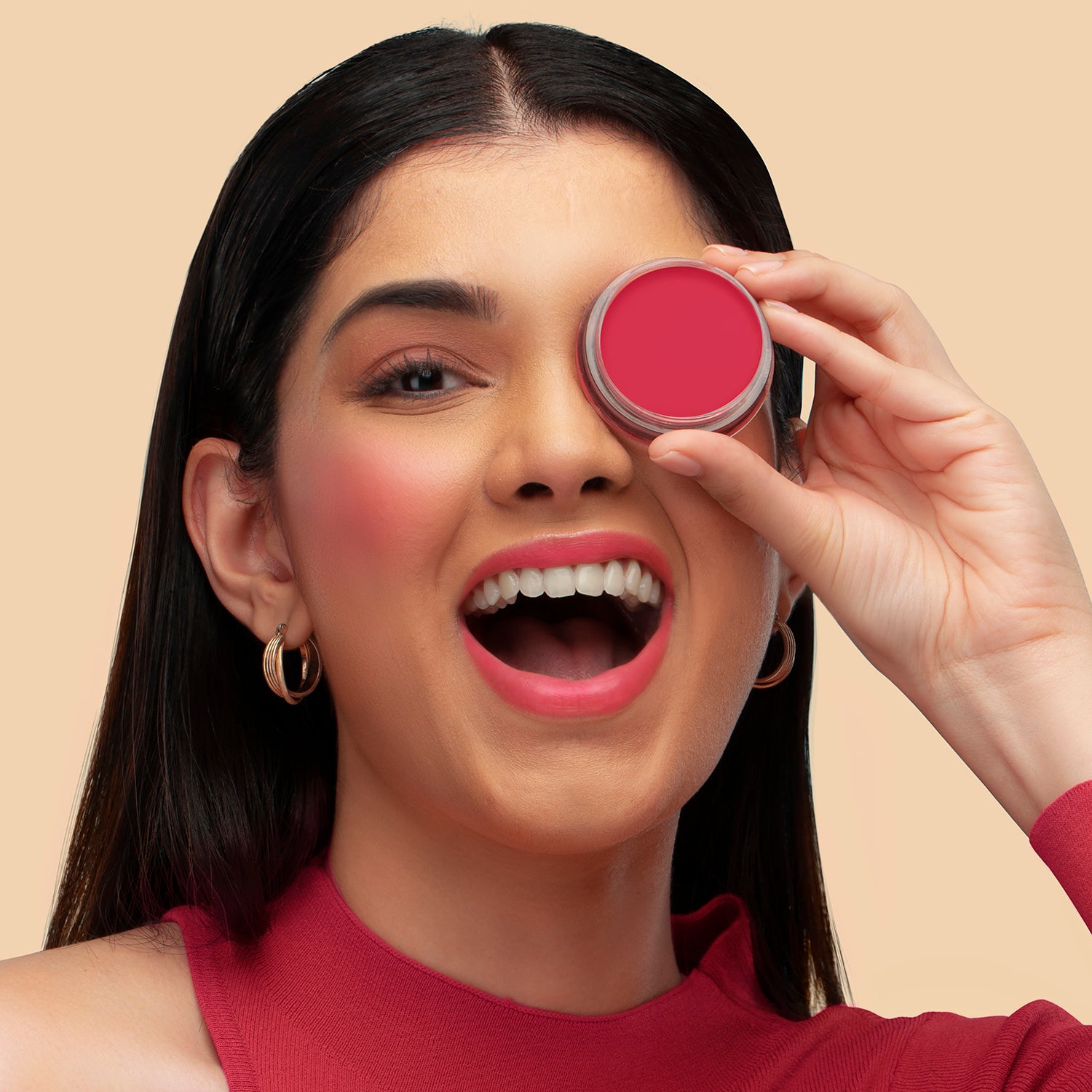 MyGlamm LIT Lip and cheek rouge-Raspberry Pop-10gm