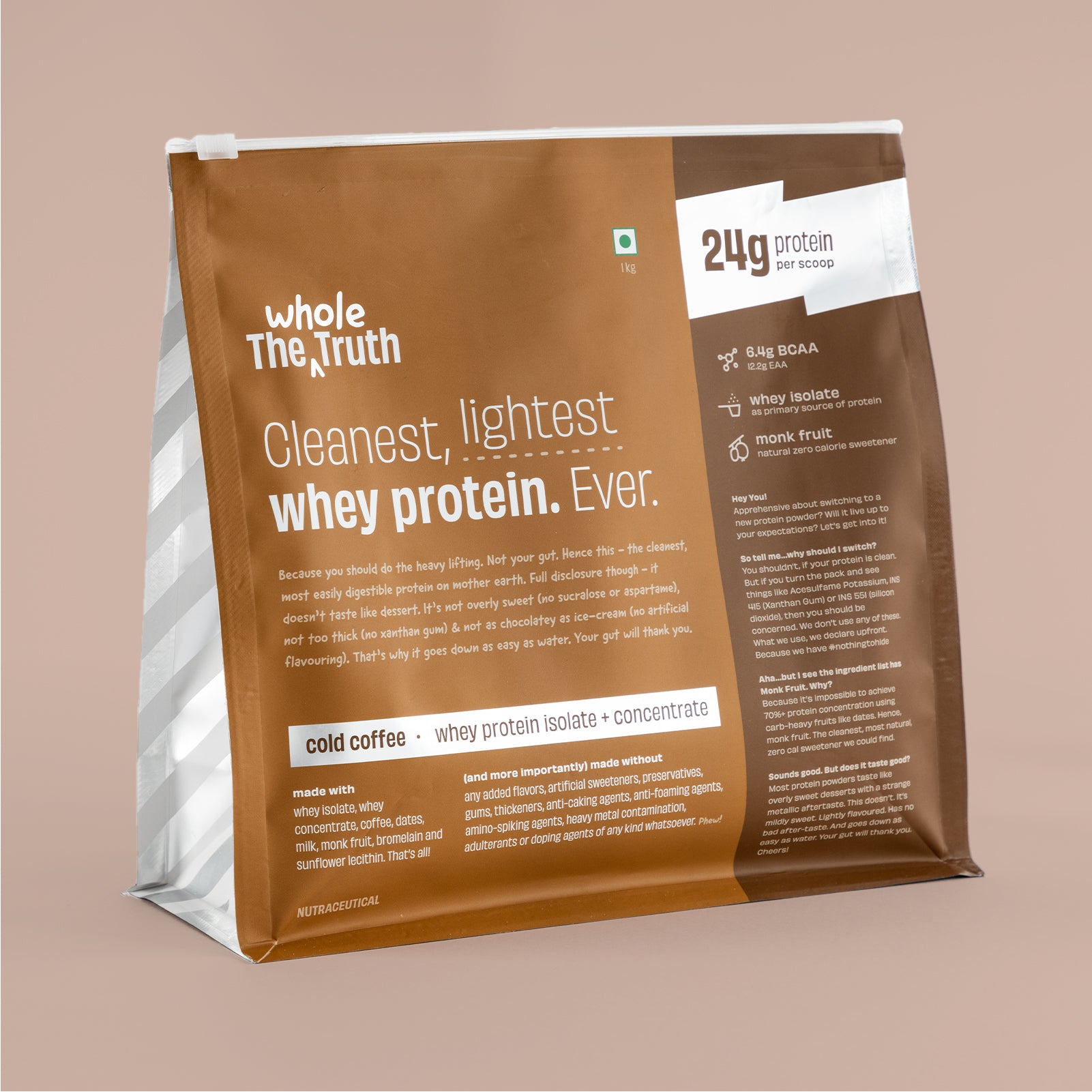 The Whole Truth - Cold Coffee - Whey Protein Isolate + Concentrate 1 kg