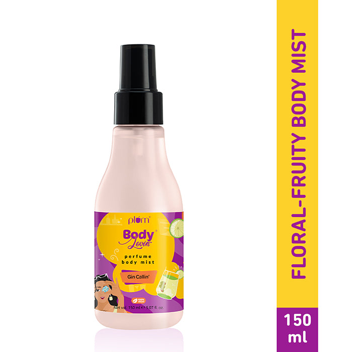 Plum BodyLovin’ Gin Callin' Perfume Body Mist | Fruity & Fresh Fragrance | Cocktail Inspired Fragrance | Long Lasting | 150 ml