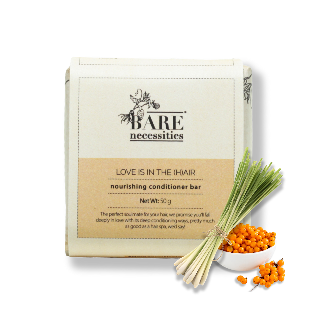 Bare Necessities Love is in the Hair Conditioner Bar | Anti Frizz