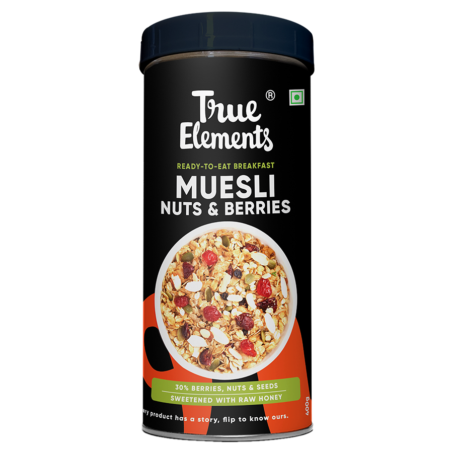 True Elements Muesli | Crunchy Nuts & Berries