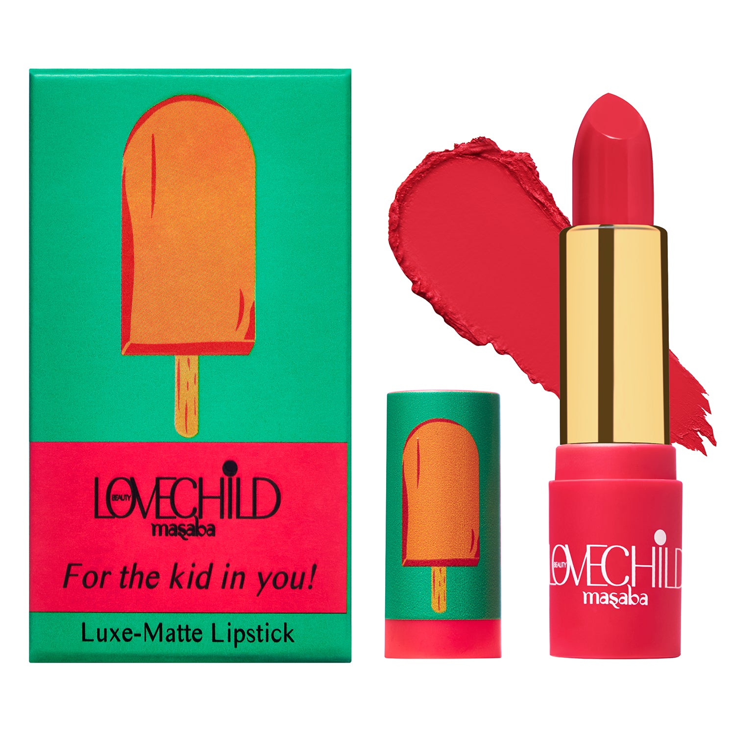 LoveChild Masaba - For the Kid in You! - 02 Popsicle - Luxe Matte Lipstick