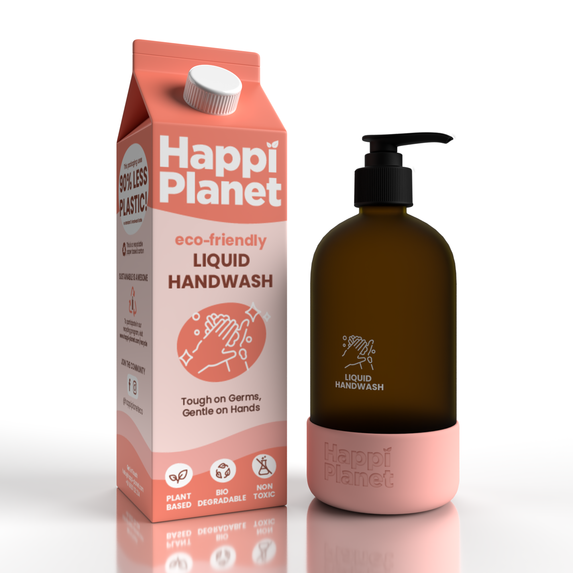 Happi Planet Liquid Handwash I PH Balanced I Natural