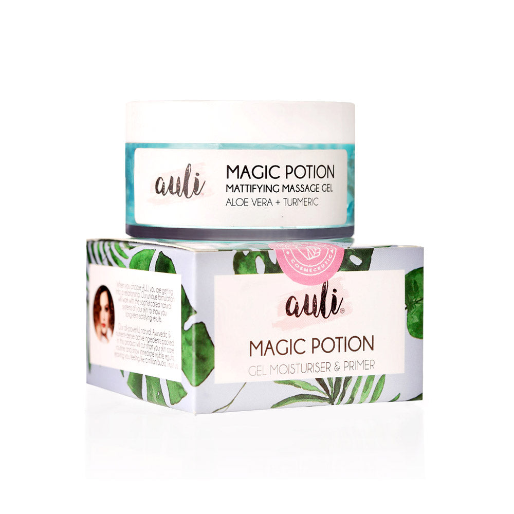 Auli Magic Potion | Aloe Vera and Turmeric Gel | For normal to oily skin | Prevents breakouts | 60gm