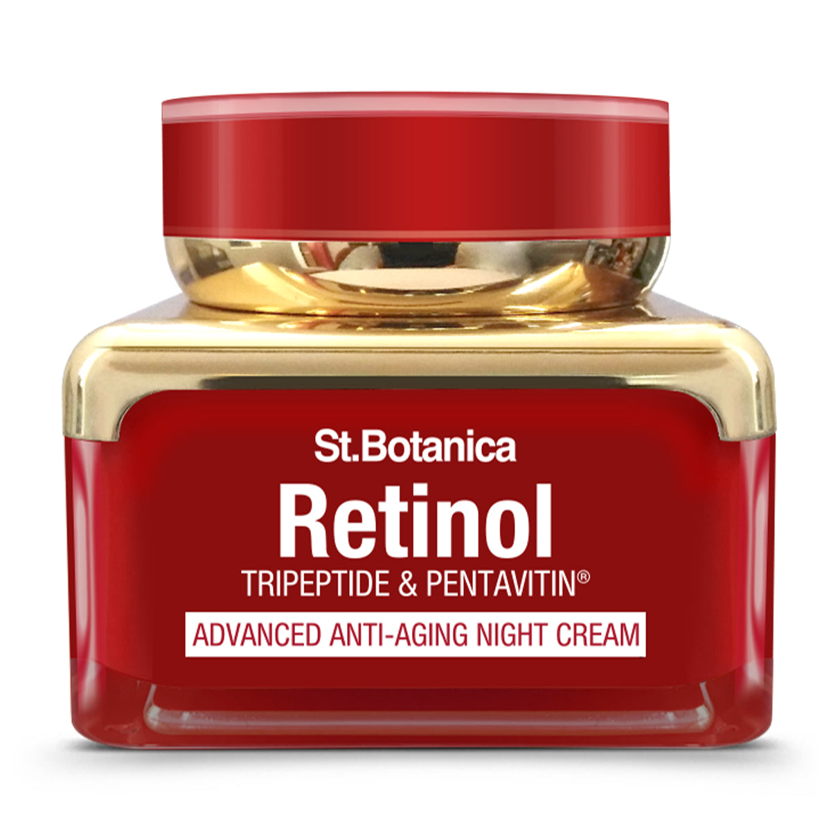 St.Botanica Retinol Advanced Anti Aging Night Cream - With Retinol, Vitamin C & Botanical Extracts - Wakeup To Intensly Moisturized Younger Looking Skin, 50 g (STBOT590)