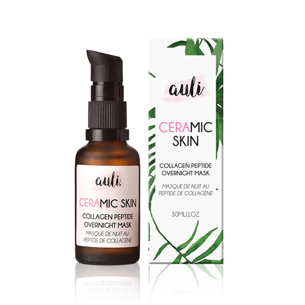 Auli Ceramic Skin Facial Serum | Ceramide and Collagen Peptide | For all skin types | Boosts Collagen & Hydrates | 30ml