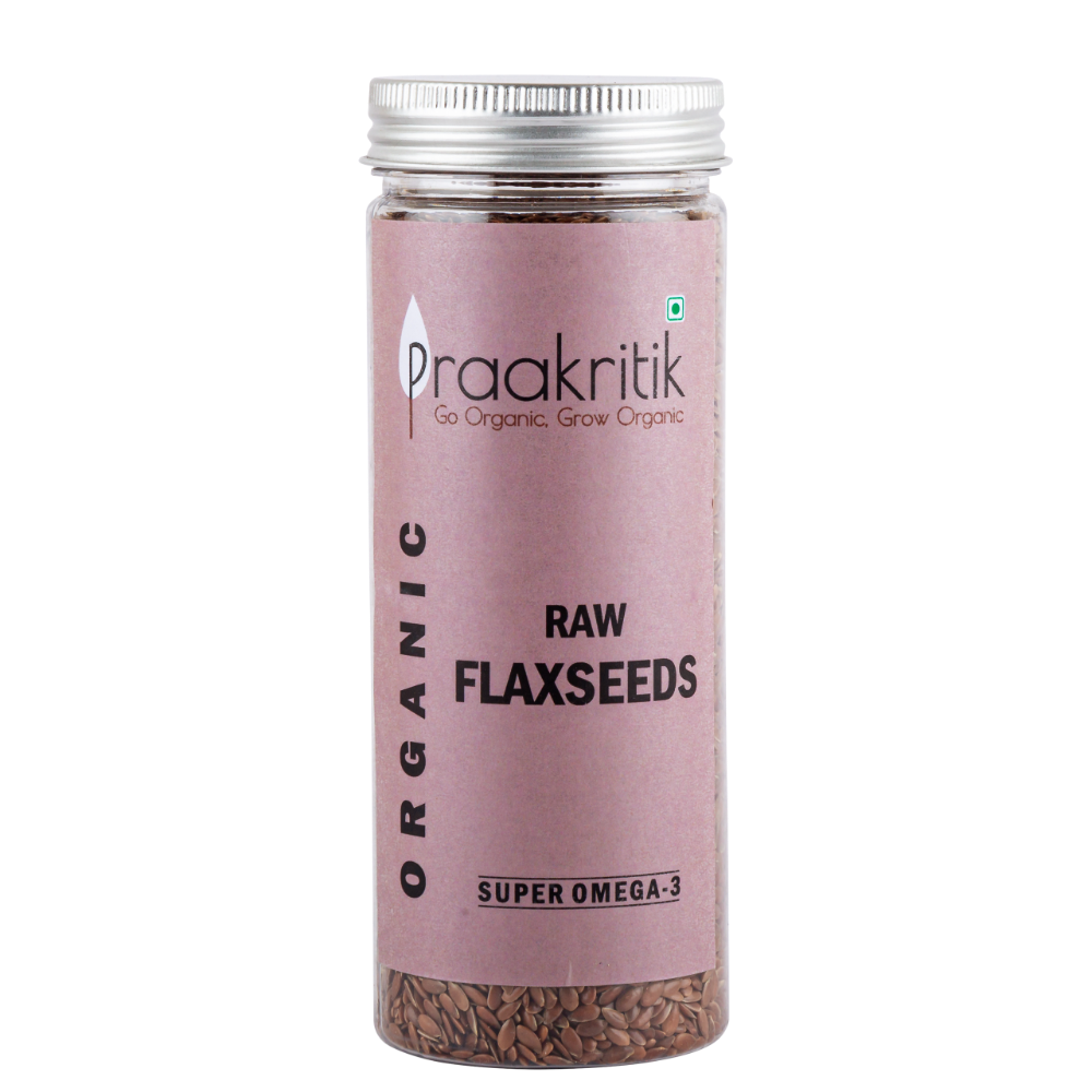 Praakritik Organic Raw Flaxseeds | 200g