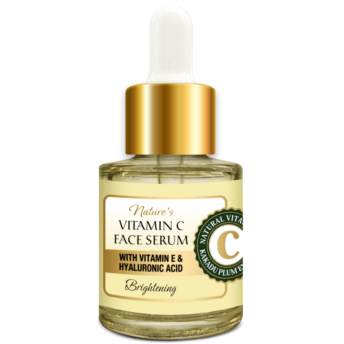 Oriental Botanics Nature's Vitamin C Brightening Face Serum With Vitamin E and Hyaluronic Acid - With Kakadu Plum, 20 ml