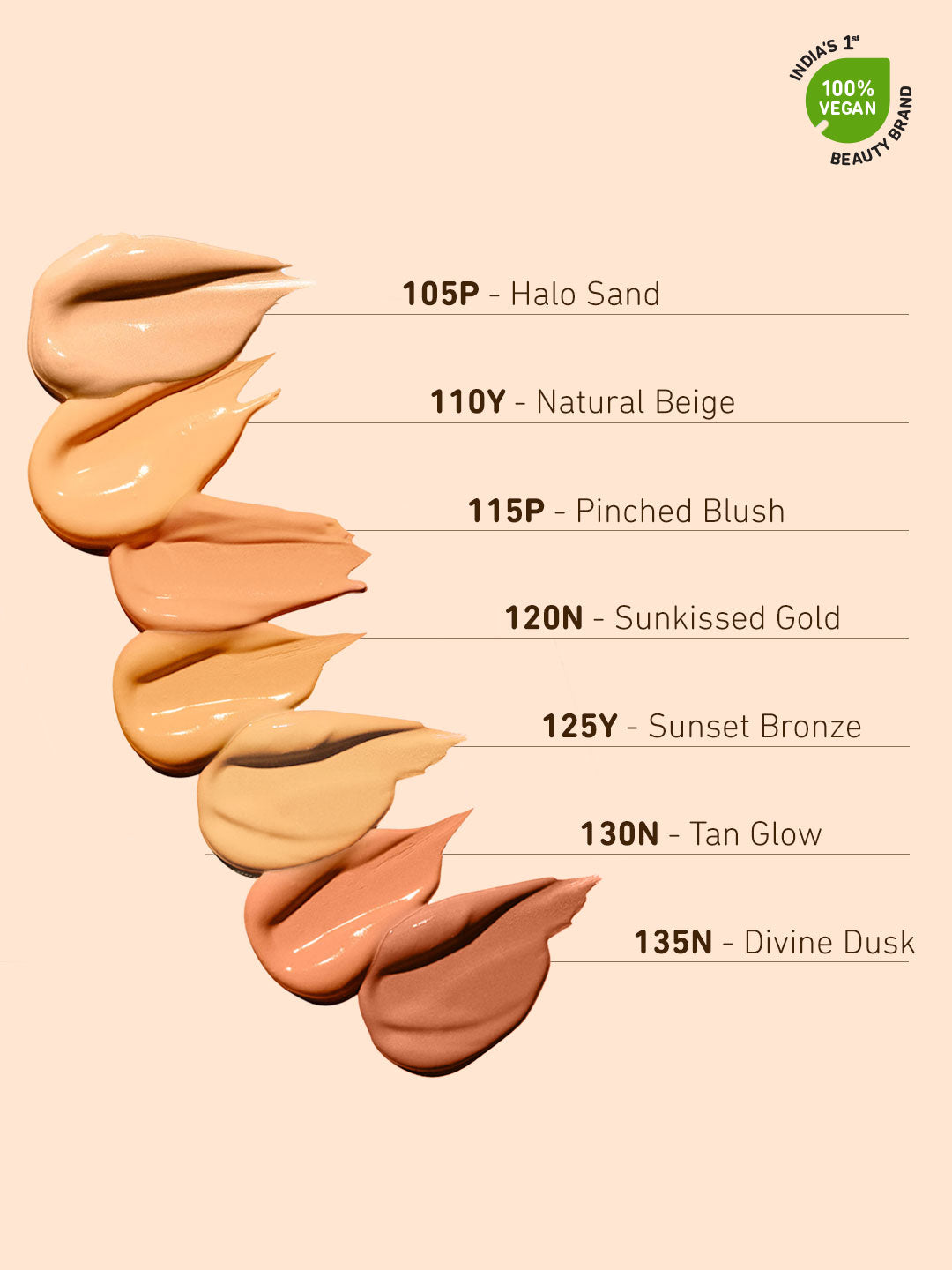 Plum Soft Blend Weightless Foundation | With Hyaluronic Acid | Matte Finish | Super Hydrating | Sunkissed Gold - 120N