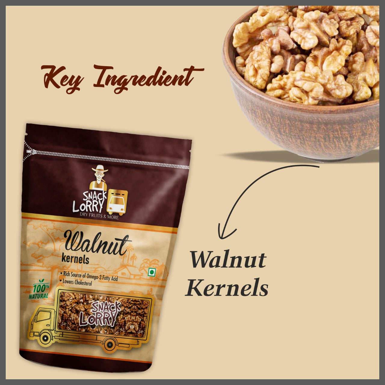 Snacklorry Walnut Kernels | 200g