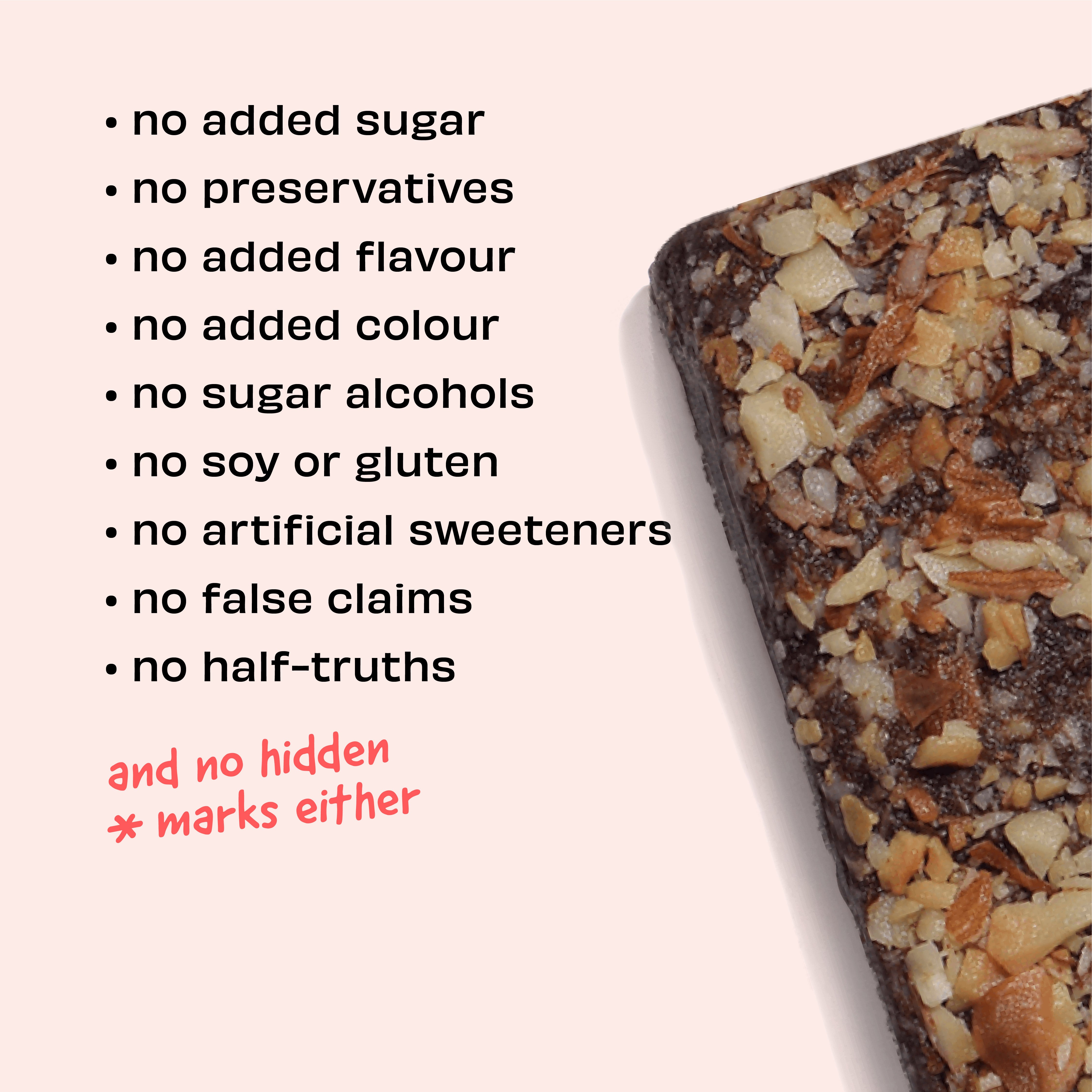 The Whole Truth - Energy Bars | Mocha Almond Fudge | Pack of 6 x 40g | Dairy Free & Sugarfree | No Artificial Sweeteners | Vegan | No Preservatives | All Natural | Healthy Snack