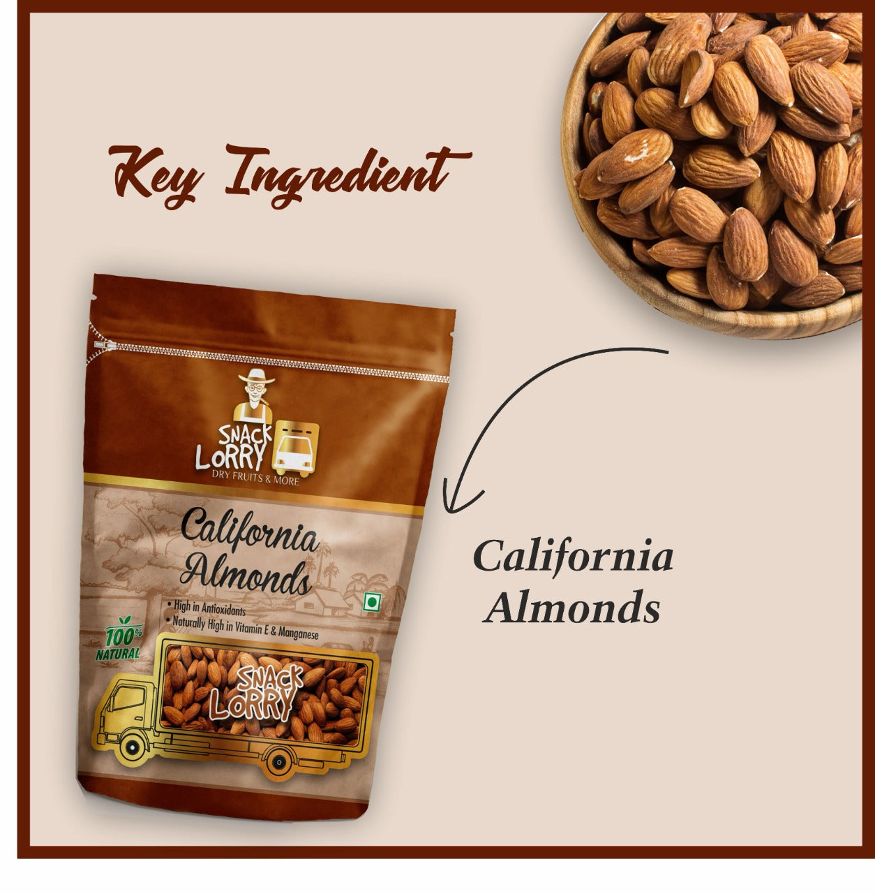 Snacklorry Californian Almonds