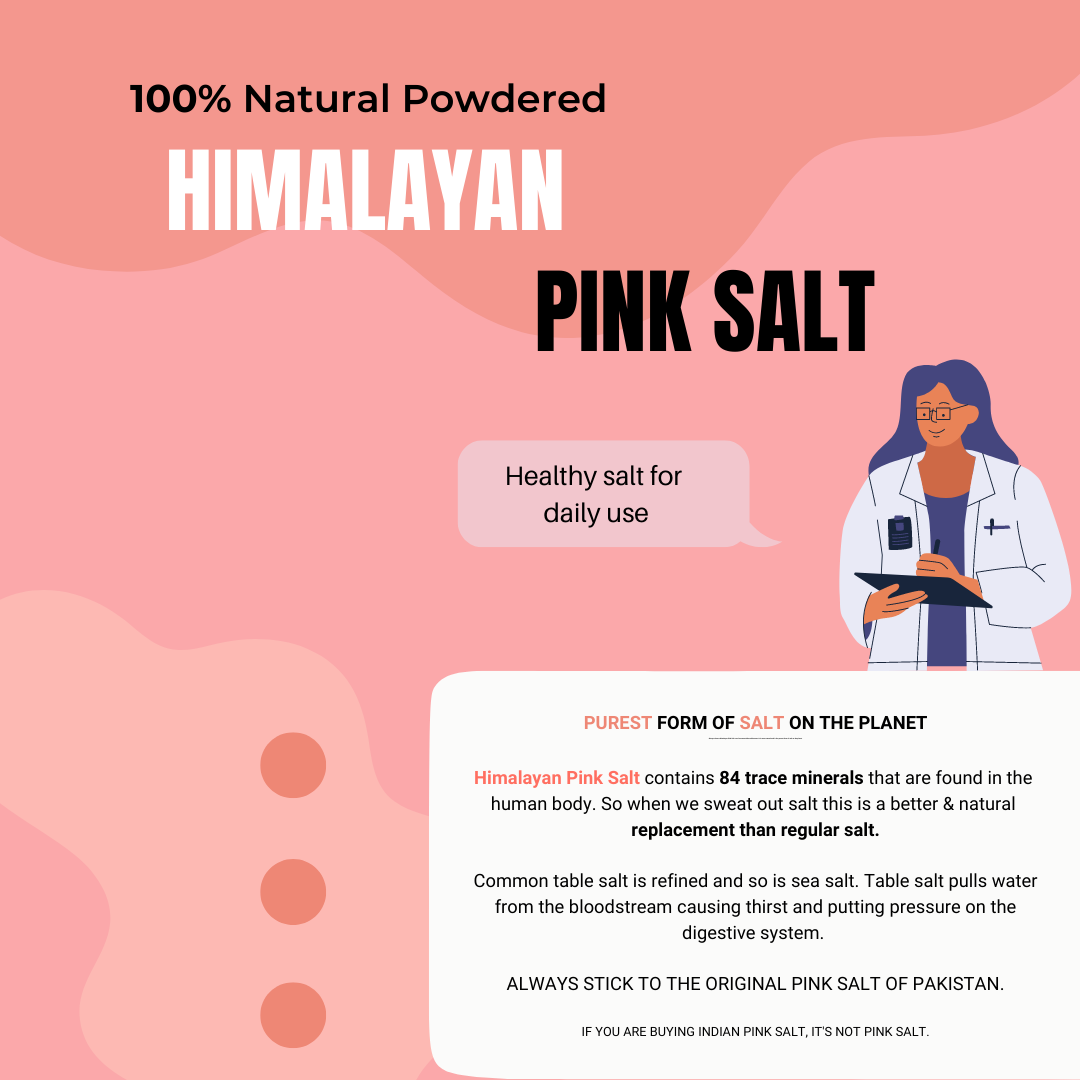Native Pods Himalayan Pink Salt - Non-Iodized for Weight Loss & Healthy Cooking - Natural Substitute of White Salt - 84 Trace Minerals