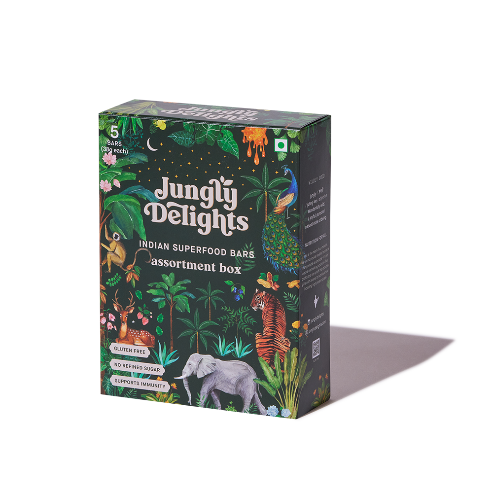 Jungly Delights Superfoods Energy Bar | Assorted | 5NX38g
