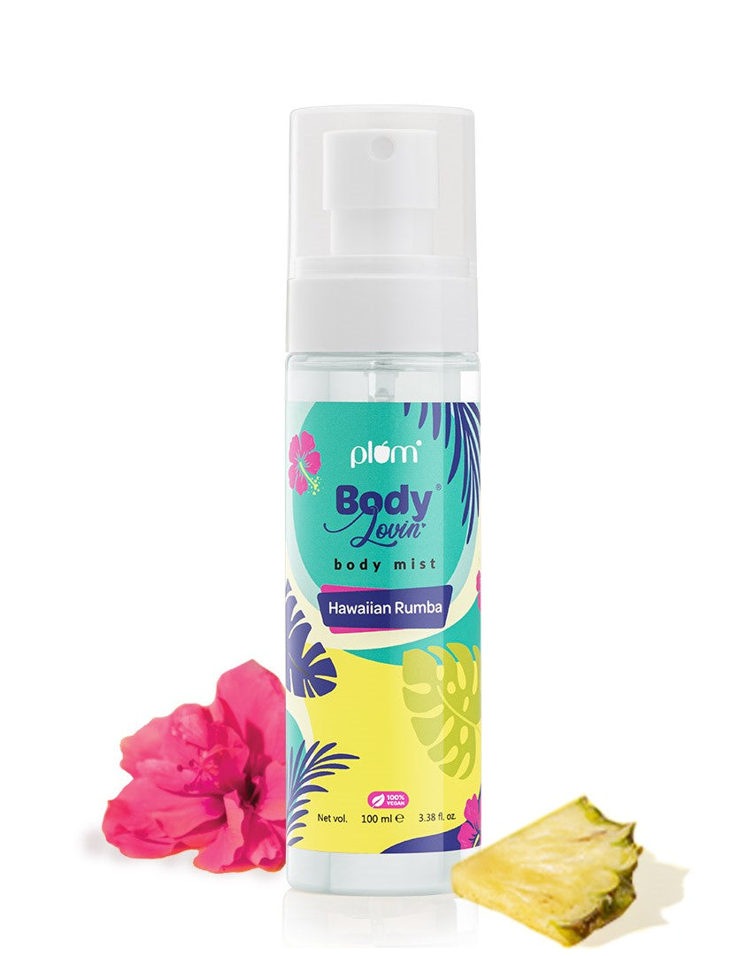Plum BodyLovin' Hawaiian Rumba Body Mist (100 ml) | Beachy Fragrance | Perfume Body Spray