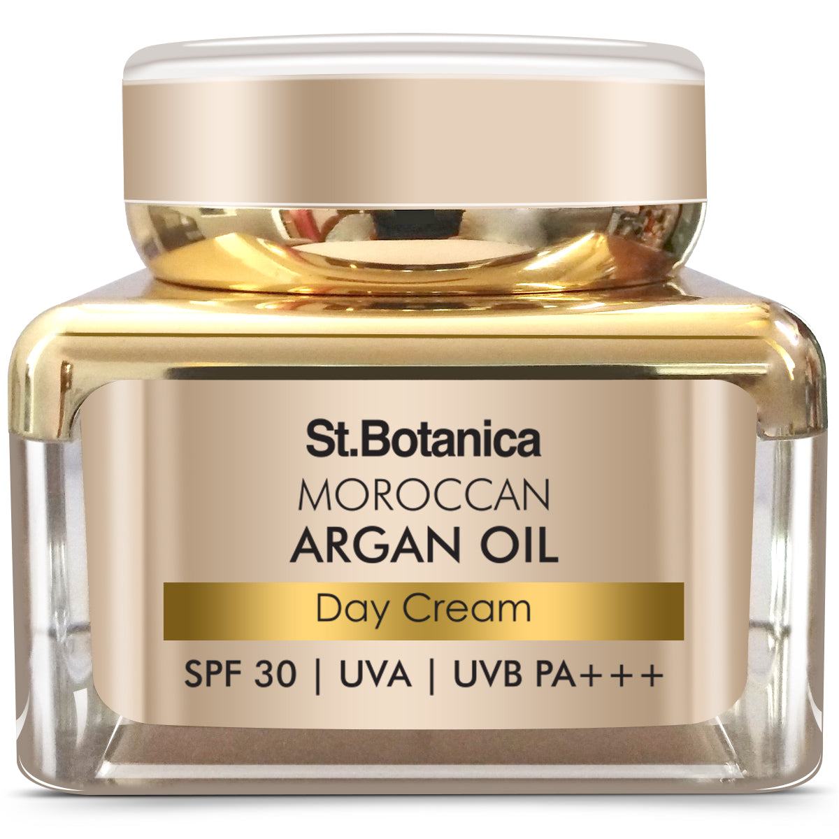 St.Botanica Moroccan Argan Oil Day Cream With SPF 30 UVA/UVB PA+++, Daily Cream For a Glowing, Youthful Looking Complexion, 50 g (STBOT555)