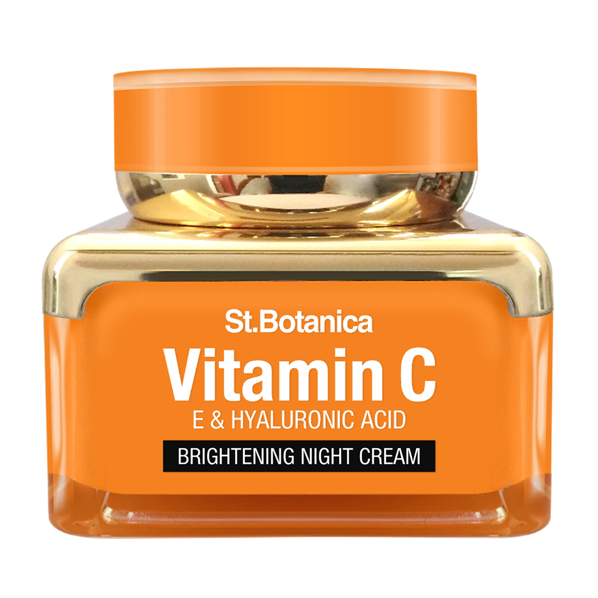 St.Botanica Vitamin C, E & Hyaluronic Acid Brightening Night Cream (With Science + Botanical Actives), 50g (STBOT537)