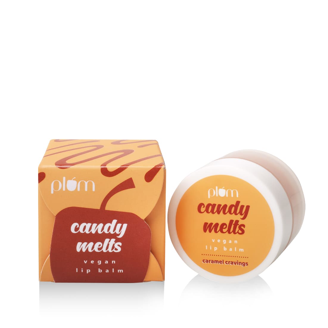 Plum Vegan Lip Balm | Candy Melts Caramel Cravings | 12 gm
