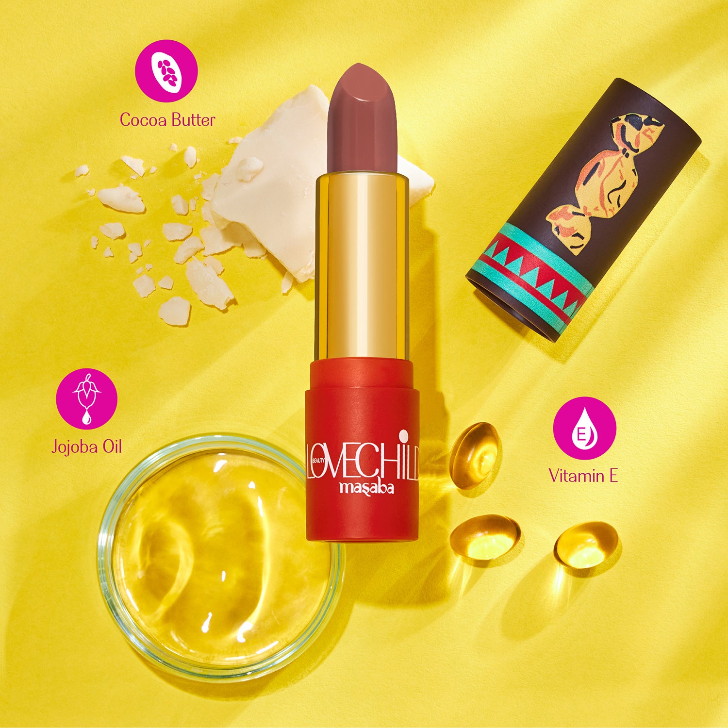 LoveChild Masaba - For the Kid in You! - 04 Caramel - Luxe Matte Lipstick