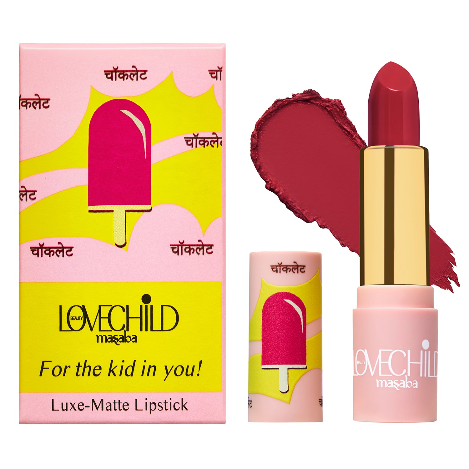 LoveChild Masaba - For the Kid in You! - 07 Hot-Pop - Luxe Matte Lipstick