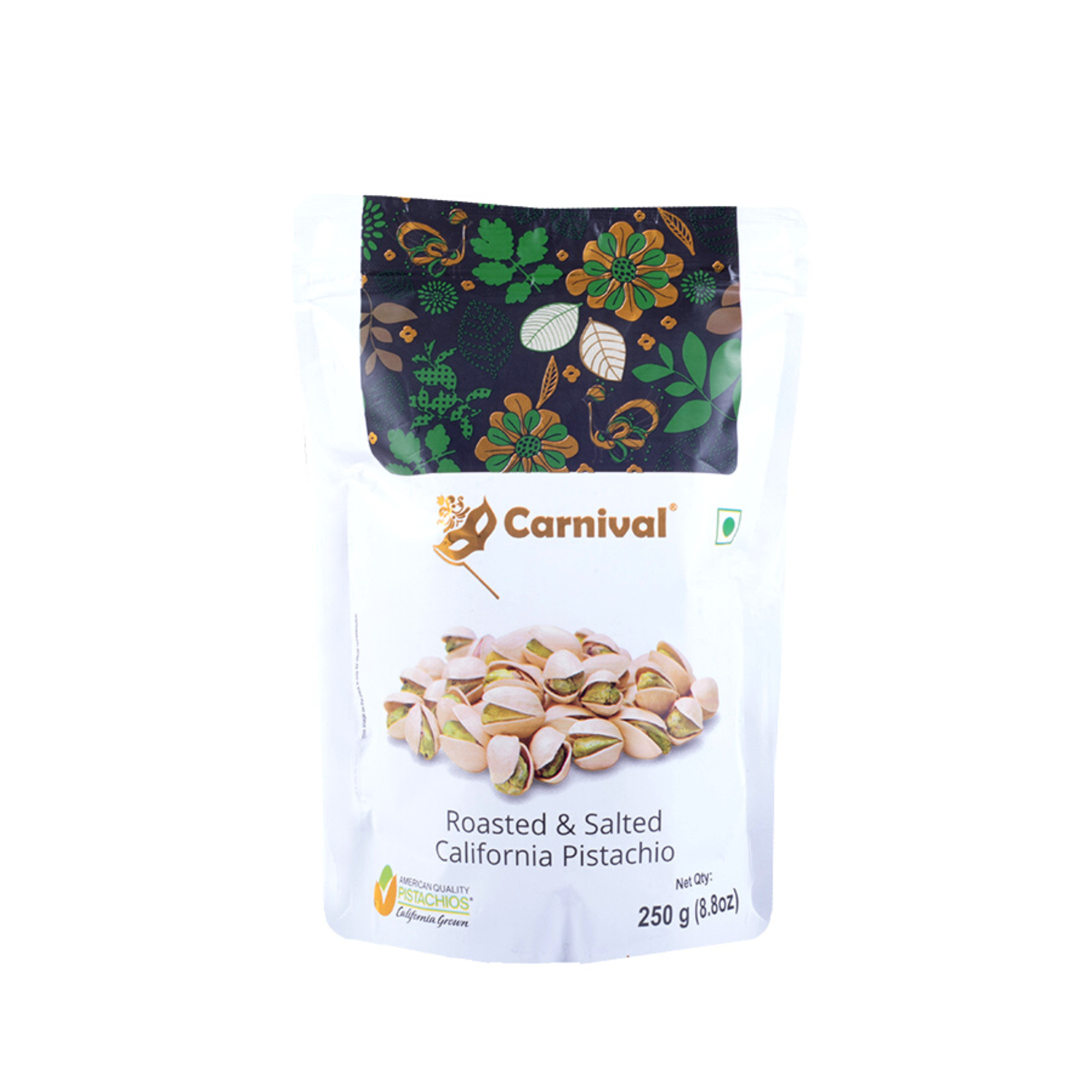 Carnival California Roasted and Salted Pistachios 250g