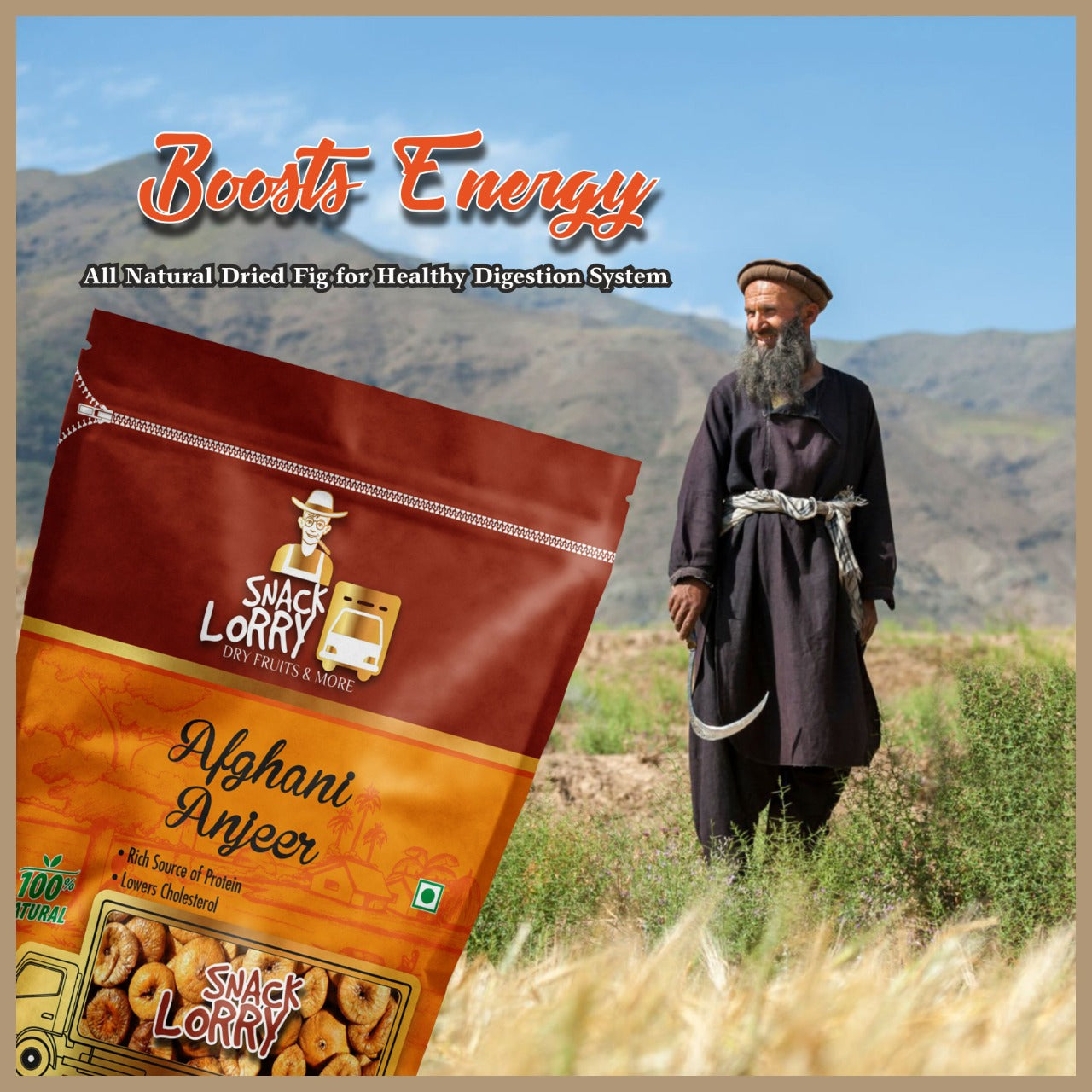 Snacklorry Afghani Anjeer | 200g