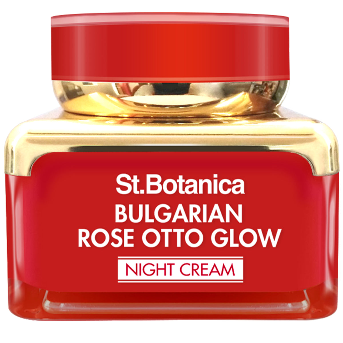 St.Botanica Bulgarian Rose Otto Glow Night Cream Brightening, Hydrating & Nourishing, 50 g (STBOT684)