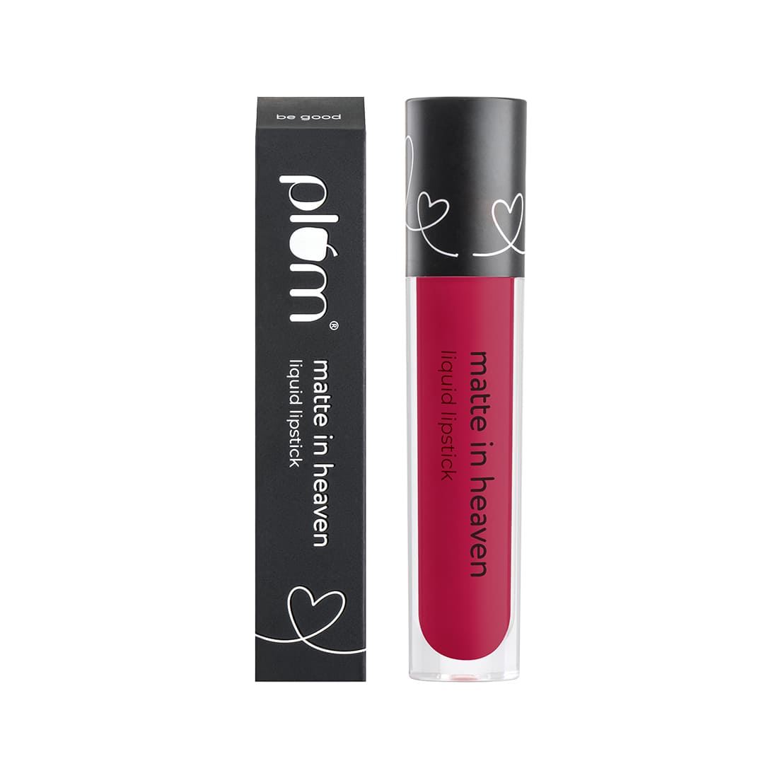 Plum Matte In Heaven Liquid Lipstick | Non-Drying | Smudge-Proof | 100% Vegan & Cruelty Free | Pink Martini - 124