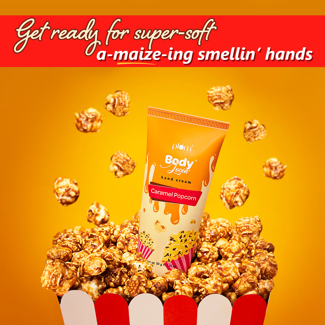 Plum BodyLovin' Caramel Popcorn Hand Cream | Non-Greasy