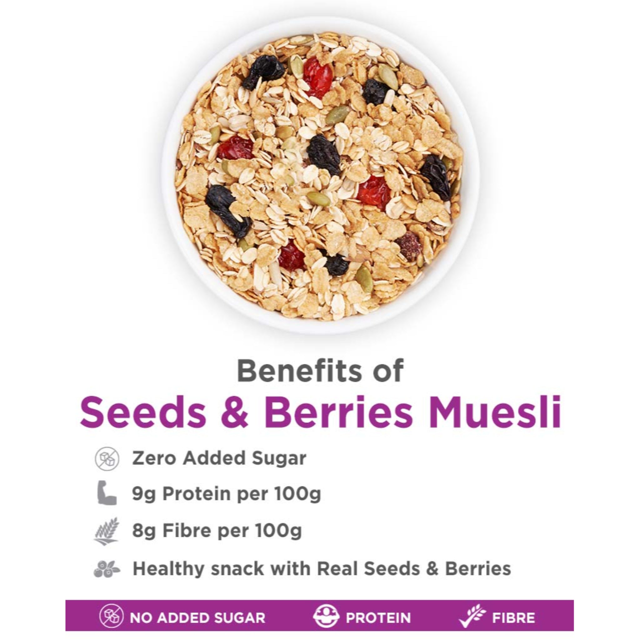 True Elements Seeds And Berries Muesli