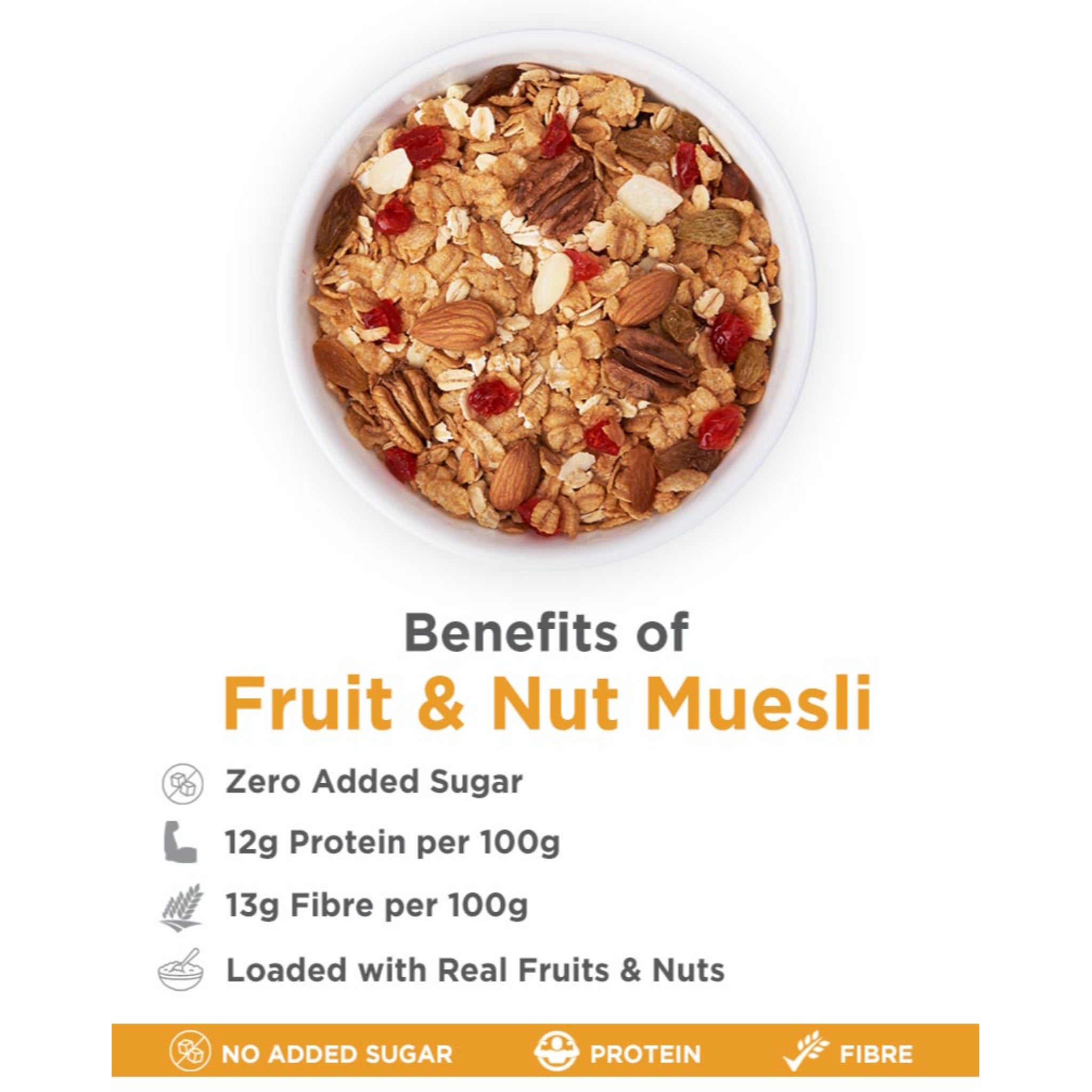 True Elements Fruit And Nut Muesli
