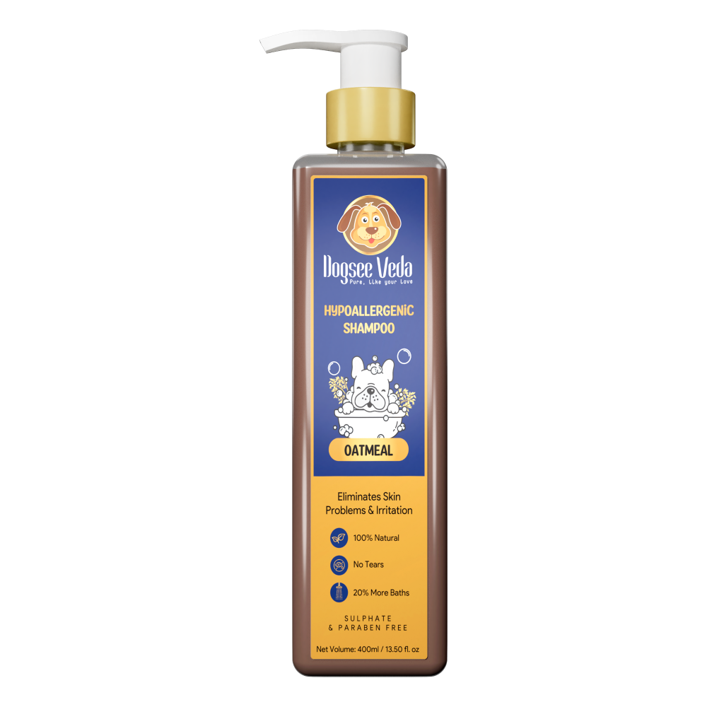 forræderi Memo motto Dogsee Veda Hypoallergenic Shampoo | Oatmeal | For Dogs