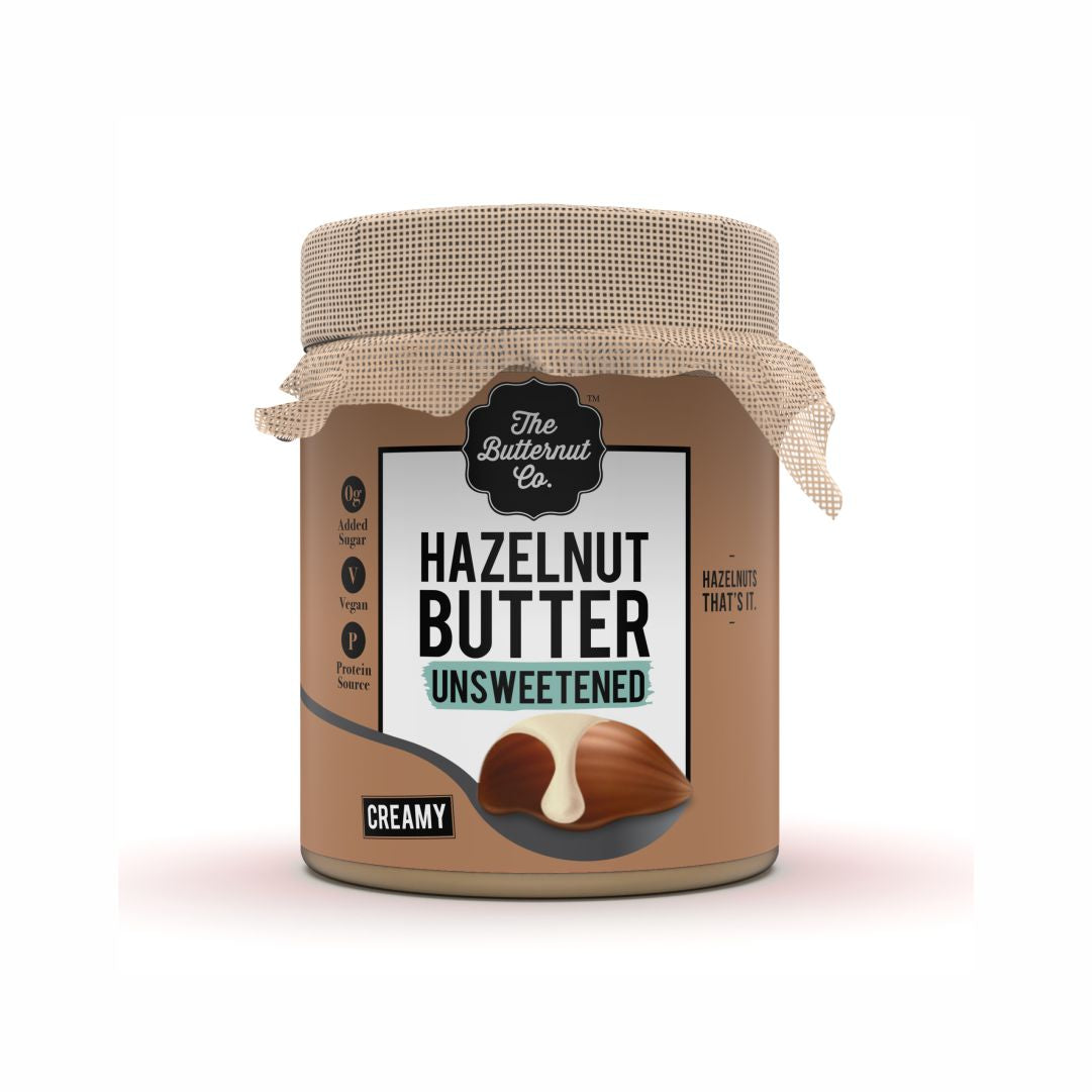 The Butternut Co. Unsweetened Hazelnut Butter Creamy 200 gms