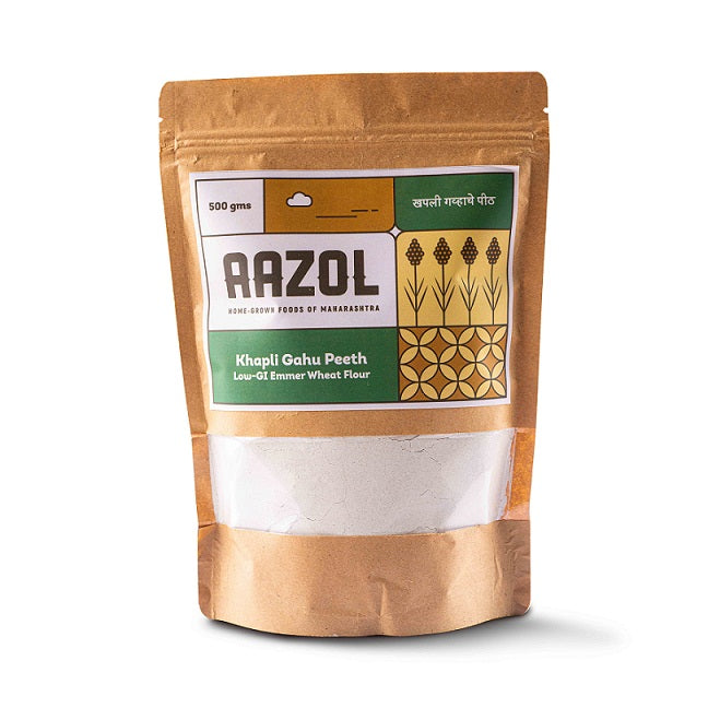 Aazol Khapli Gahu Peeth: Low-GI Emmer Flour 500g