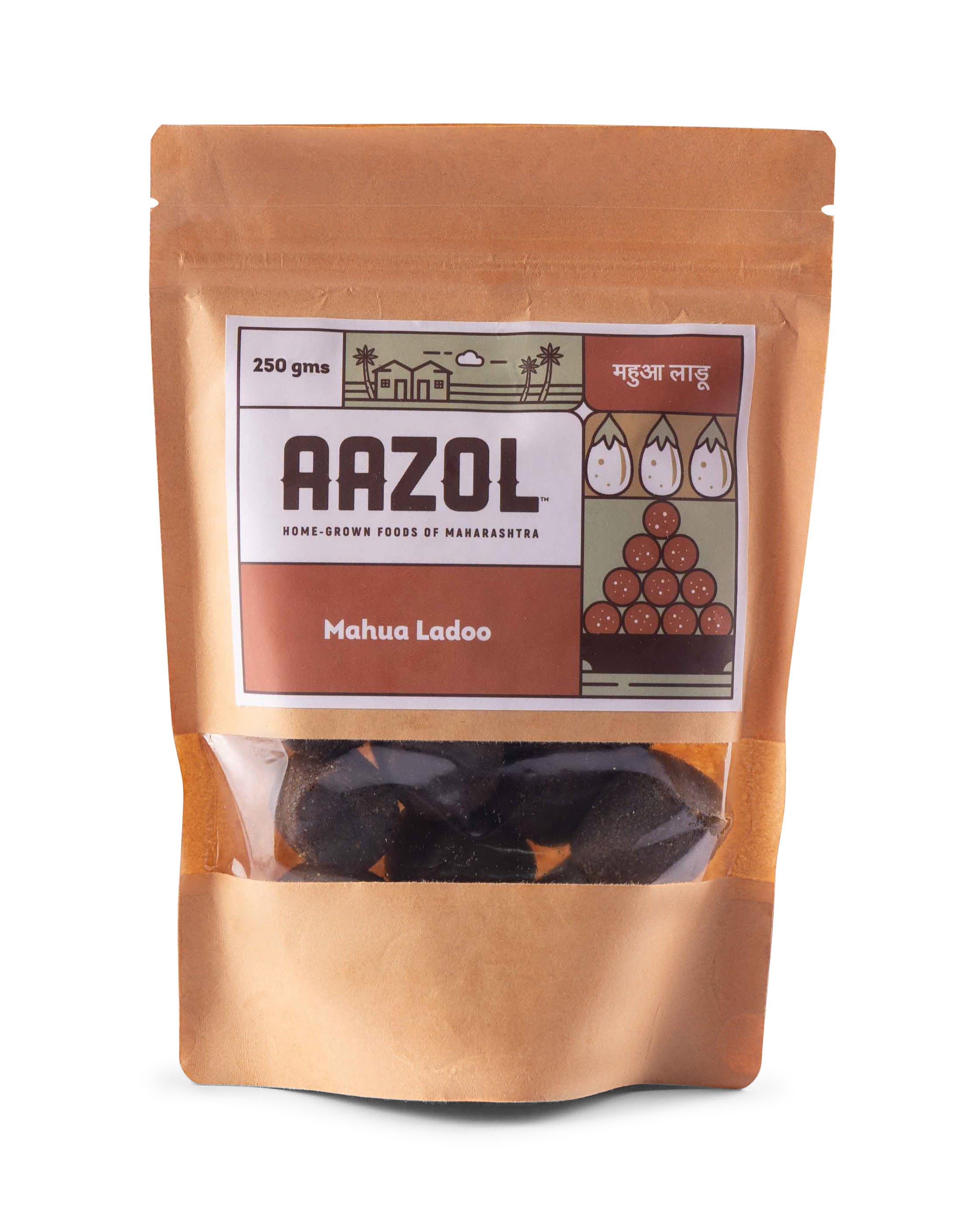 Aazol Mahua Ladoo: Forest Flower and Jaggery Nutri Ball 250g